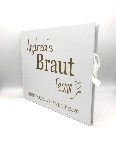 Gästebuch Braut Team