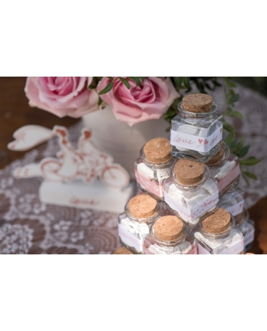 Korkenglas quadratisch