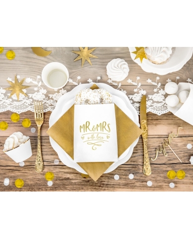 Sachet à dragées Mr & Mrs