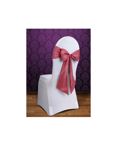 Satinschleife 'Stuhlschleife' - Bordeaux