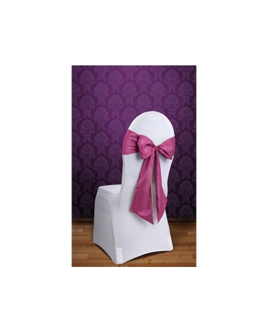 Satinschleife 'Stuhlschleife' - Fuchsia