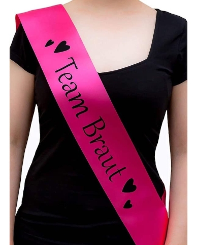 Schärpen 'Bride to be'- Set (6 Stück) - Pink