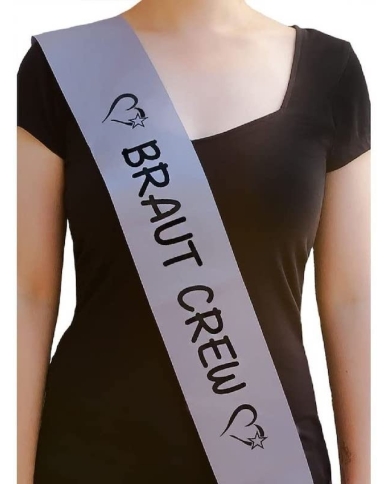 Écharpe 'Braut' - Set (6 pièces) - Gris