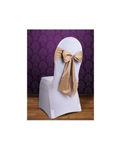 Satinschleife 'Stuhlschleife' - Gold