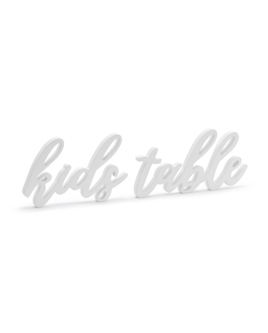 Décoration de Table en Bois Kids Table