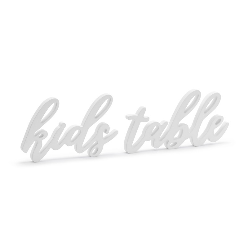Décoration de Table en Bois Kids Table
