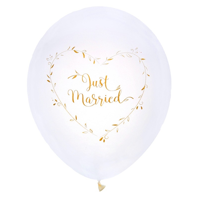 Just Married - Boho Ballon