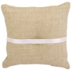 Coussin d'alliance jute Mr & Mrs