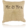 Coussin d'alliance jute Mr & Mrs