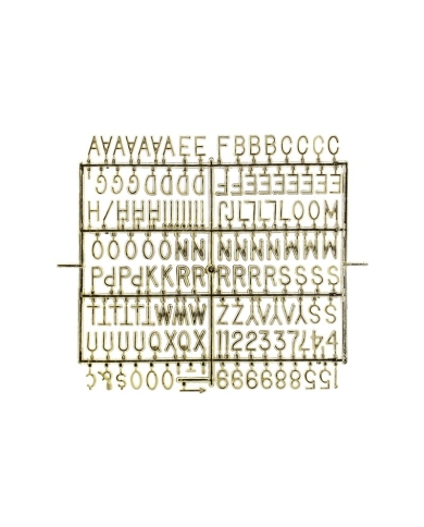 Letter board coeur blanc