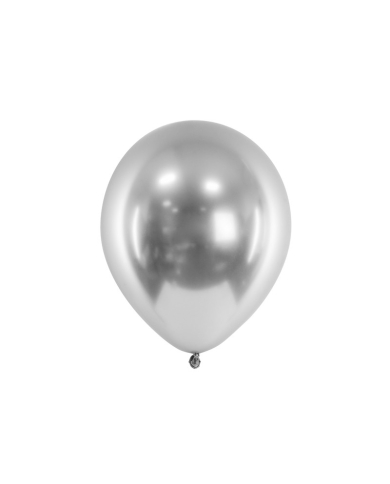 Glossy Ballons - silber
