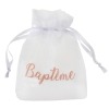 Sachet organza Baptême