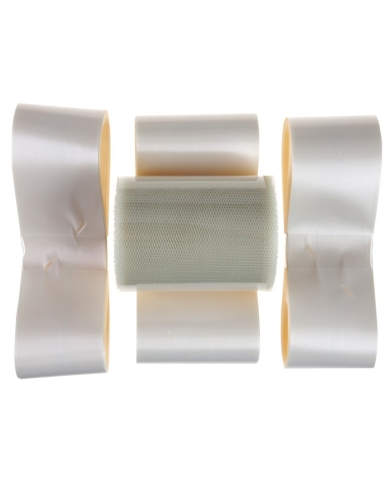 Kit décoration voiture mariage - 6 pièces - creme