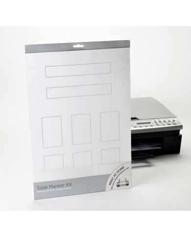 Tisch Planer 'Print at home' - Silber