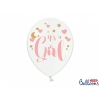 Taufe Deko - 6 rosa Ballons - It's a Girl - Babyparty