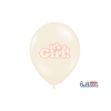6 Ballons 'It's a Girl'- rose pastel