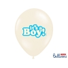 Taufe Deko - 6 blaue Pastell Ballons - it's a Boy - Babyparty