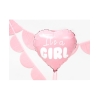 Folienballon Herz 'It's a Girl'