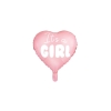 Folienballon Herz 'It's a Girl'