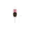 Confettis push pop - rose