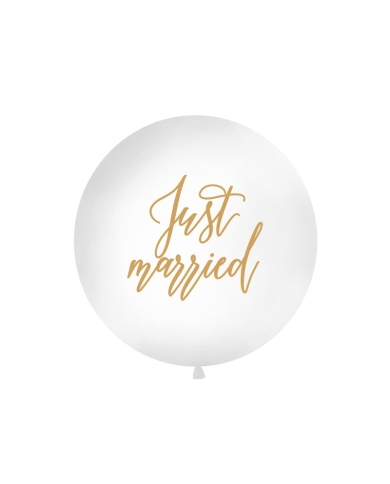 8 Ballons Just Married - Boho