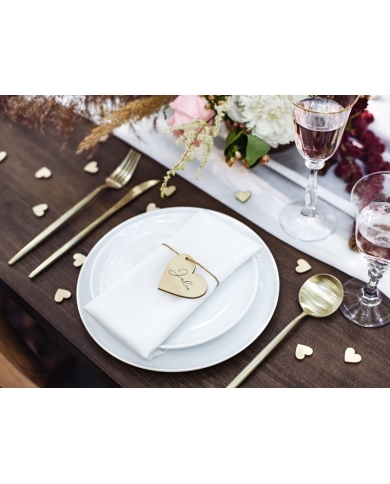 Anhänger Holzherz (10 Stück)