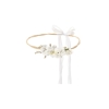 Couronne de fleurs blanches