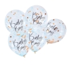 5 Ballons Confettis 'Baby Boy'