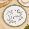 8 Assiettes 'Hey Baby'