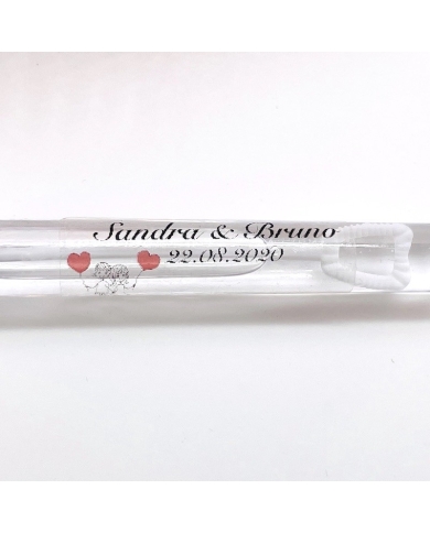 Tubes bulles de savon Set personnalisés - conjoints