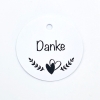 Anhänger 'Danke' (10 Stück)