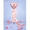Ballon aluminium 'Coeur' - rose gold (61 cm)