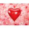 Ballon aluminium 'Coeur' - rouge (61 cm)