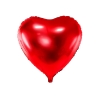 Ballon aluminium 'Coeur' - rouge (61 cm)