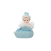 Figurine pour gâteau 'Bébé dans chausson' - bleu