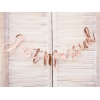 Guirlande 'Just Married' - rose gold