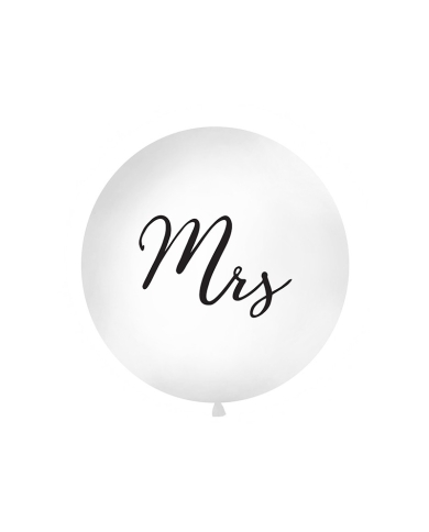 Riesenballon 'Mrs' (Schwarz)