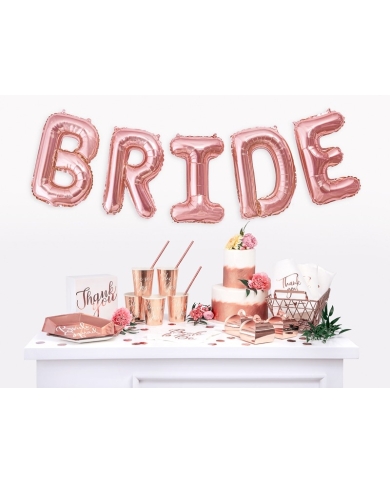 Pappteller 'Bride Squad' (6 Stück)