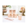 Pappbecher roségold glänzend (6 Stück)