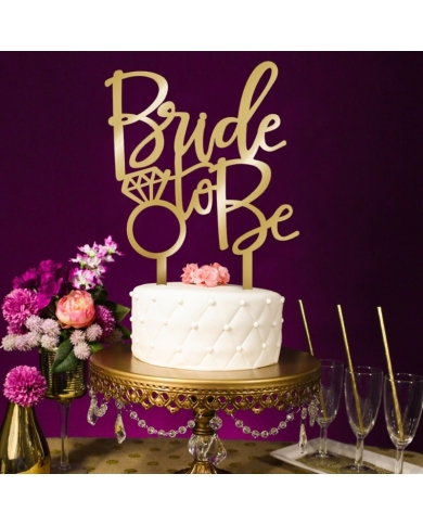 Cake Topper ♥  Bride to be ♥  the-weddingshop.ch