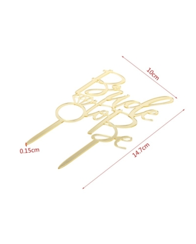 Cake Topper 'Bride to be'