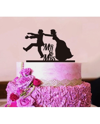 Cake Topper - Mr & Mrs - the-weddingshop.ch
