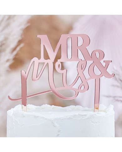Cake Topper Mr & Mrs ♥ the-weddingshop.ch