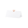 Cartes de table 'Coeur' - Rose (10 pièces)