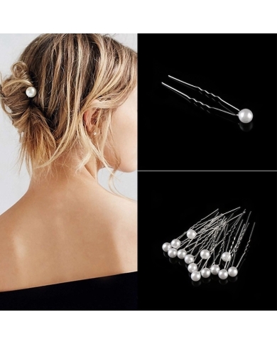 20 Barrette Épingle 'Perles'