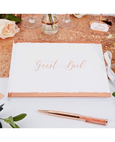 Gästebuch 'Guest Book' - Rosegold