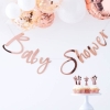 Guirlande 'Baby Shower' rosé gold