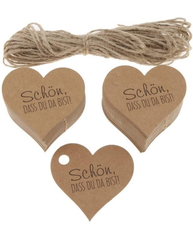 Déco mariage ♥ Pendentif cœur ♥ the-weddingshop.ch