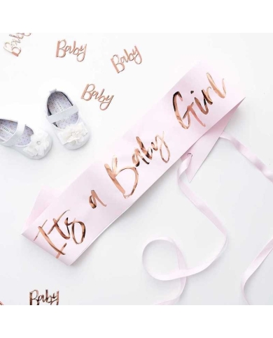 Baby Shower Écharpe It's a Baby Girl - The-Weddingshop