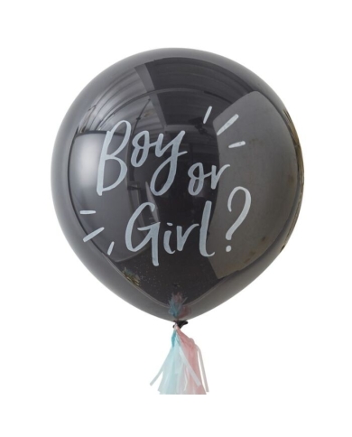 Ballon géant avec tassels Boy or Girl - The-Weddingshop